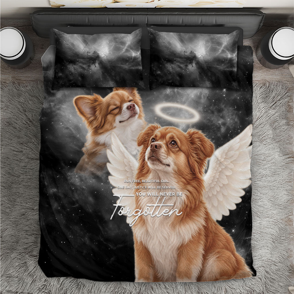 WangWang Angel Dog Remembrance Bedding Set You Will Never Be Forgotten