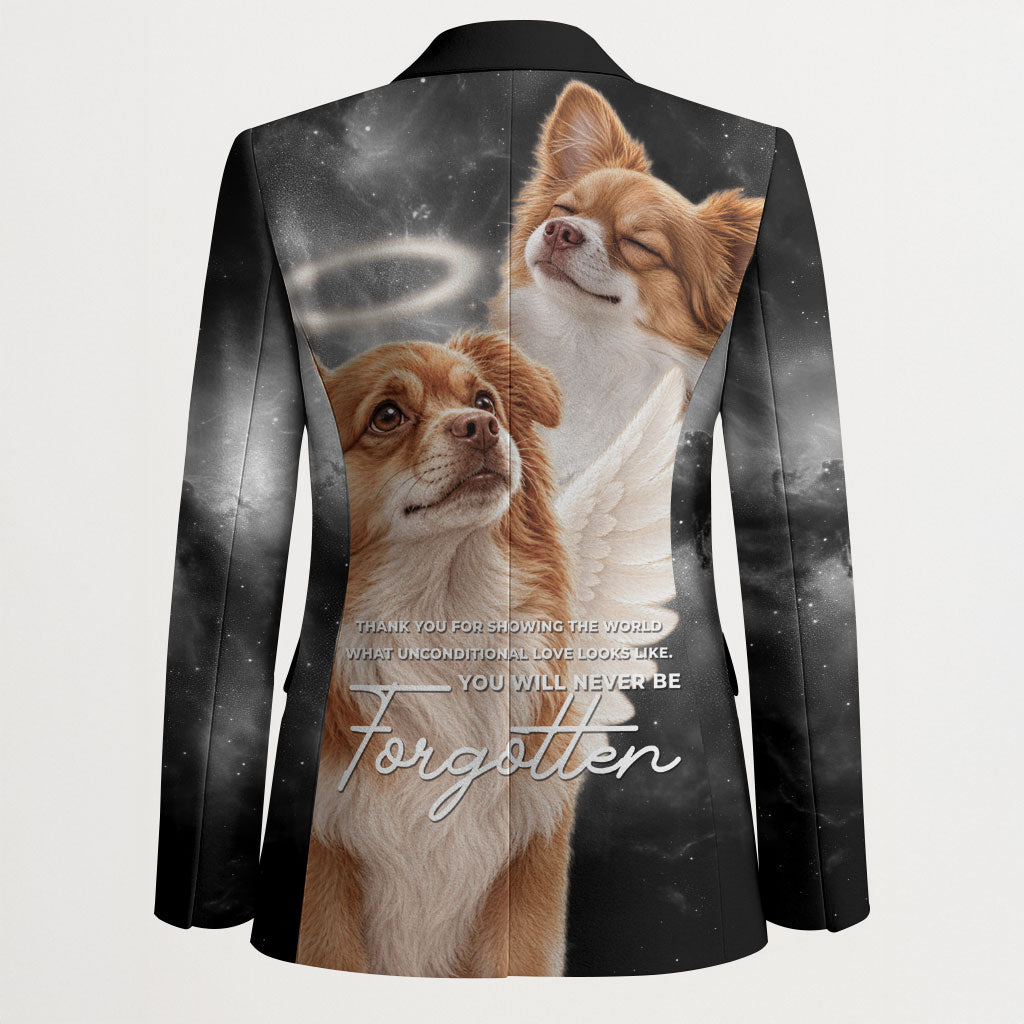 WangWang Angel Dog Remembrance Blazer You Will Never Be Forgotten