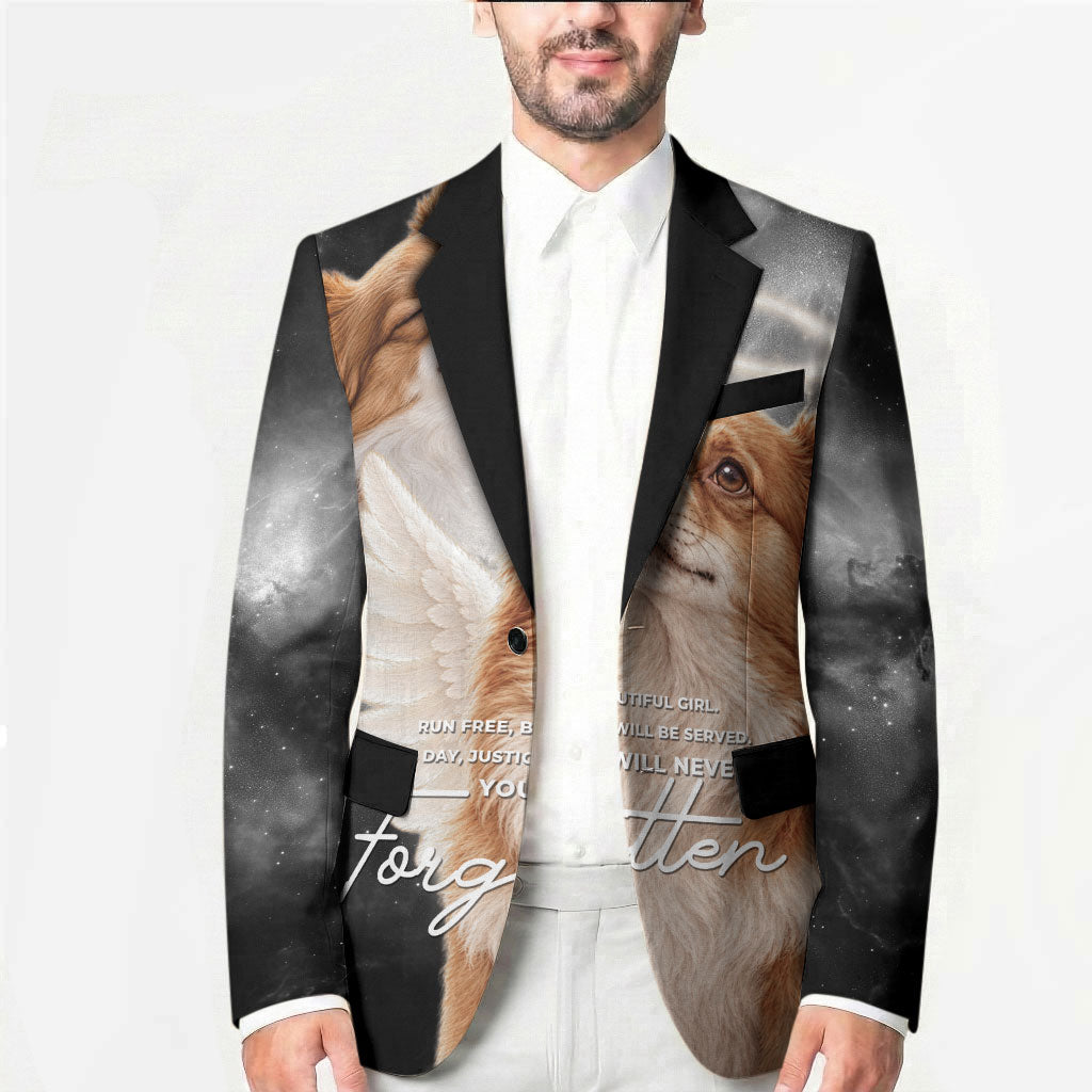 WangWang Angel Dog Remembrance Blazer You Will Never Be Forgotten