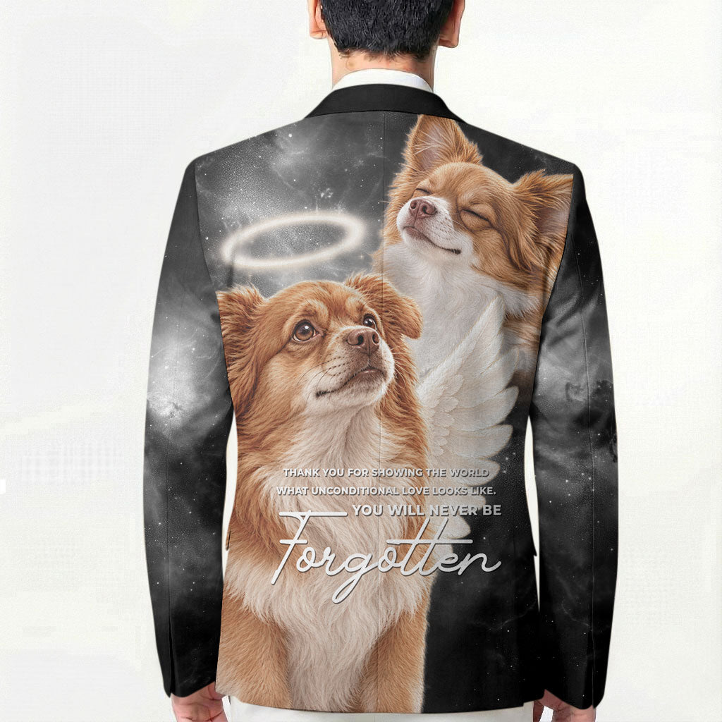 WangWang Angel Dog Remembrance Blazer You Will Never Be Forgotten