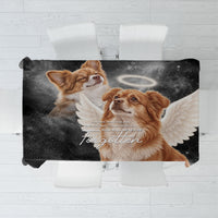WangWang Angel Dog Remembrance Tablecloth You Will Never Be Forgotten