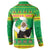 Ethiopia Christmas Button Sweatshirt Melkam Gena Yegena Abat LT05 - Wonder Print Shop