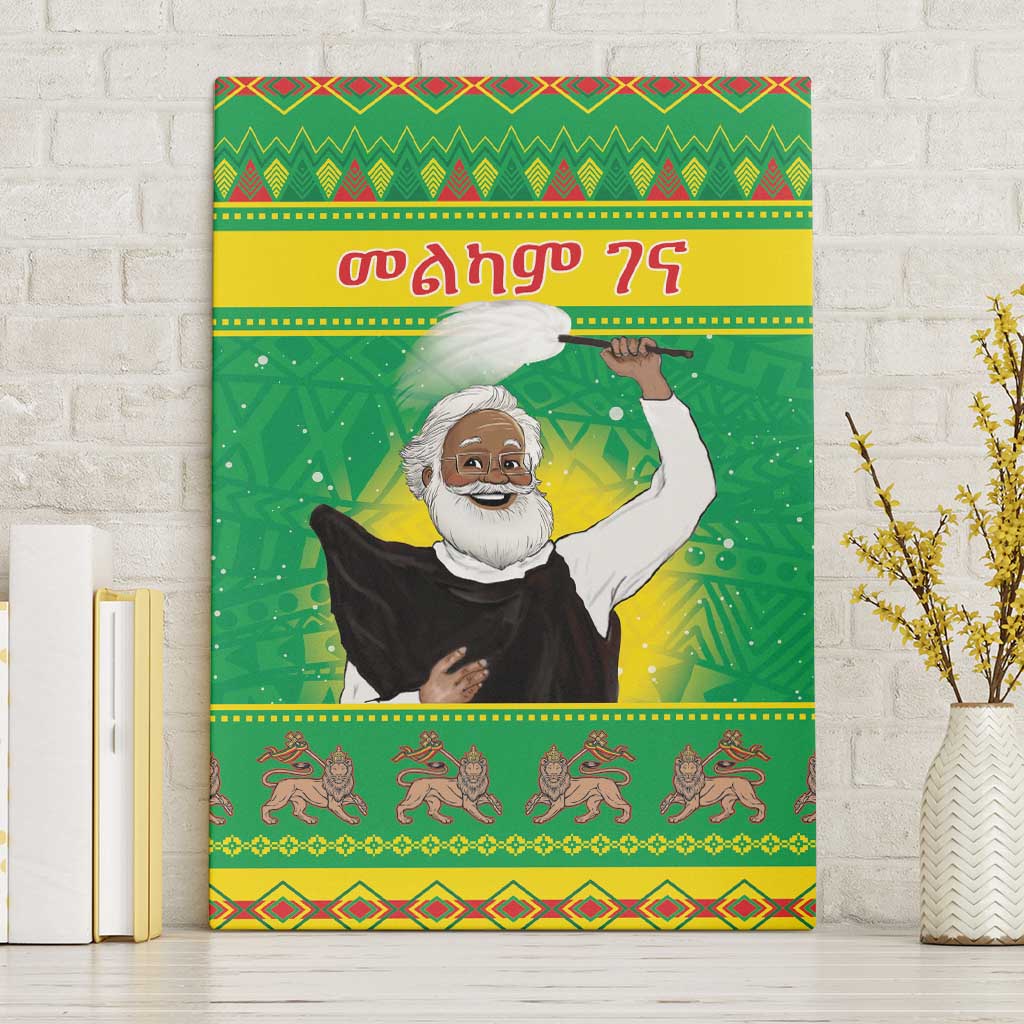 Ethiopia Christmas Canvas Wall Art Melkam Gena Yegena Abat LT05 - Wonder Print Shop