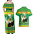 Ethiopia Christmas Couples Matching Off Shoulder Maxi Dress and Hawaiian Shirt Melkam Gena Yegena Abat