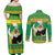 Ethiopia Christmas Couples Matching Off Shoulder Maxi Dress and Long Sleeve Button Shirt Melkam Gena Yegena Abat LT05 - Wonder Print Shop