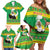 Ethiopia Christmas Family Matching Off Shoulder Short Dress and Hawaiian Shirt Melkam Gena Yegena Abat