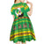 Ethiopia Christmas Kid Short Sleeve Dress Melkam Gena Yegena Abat