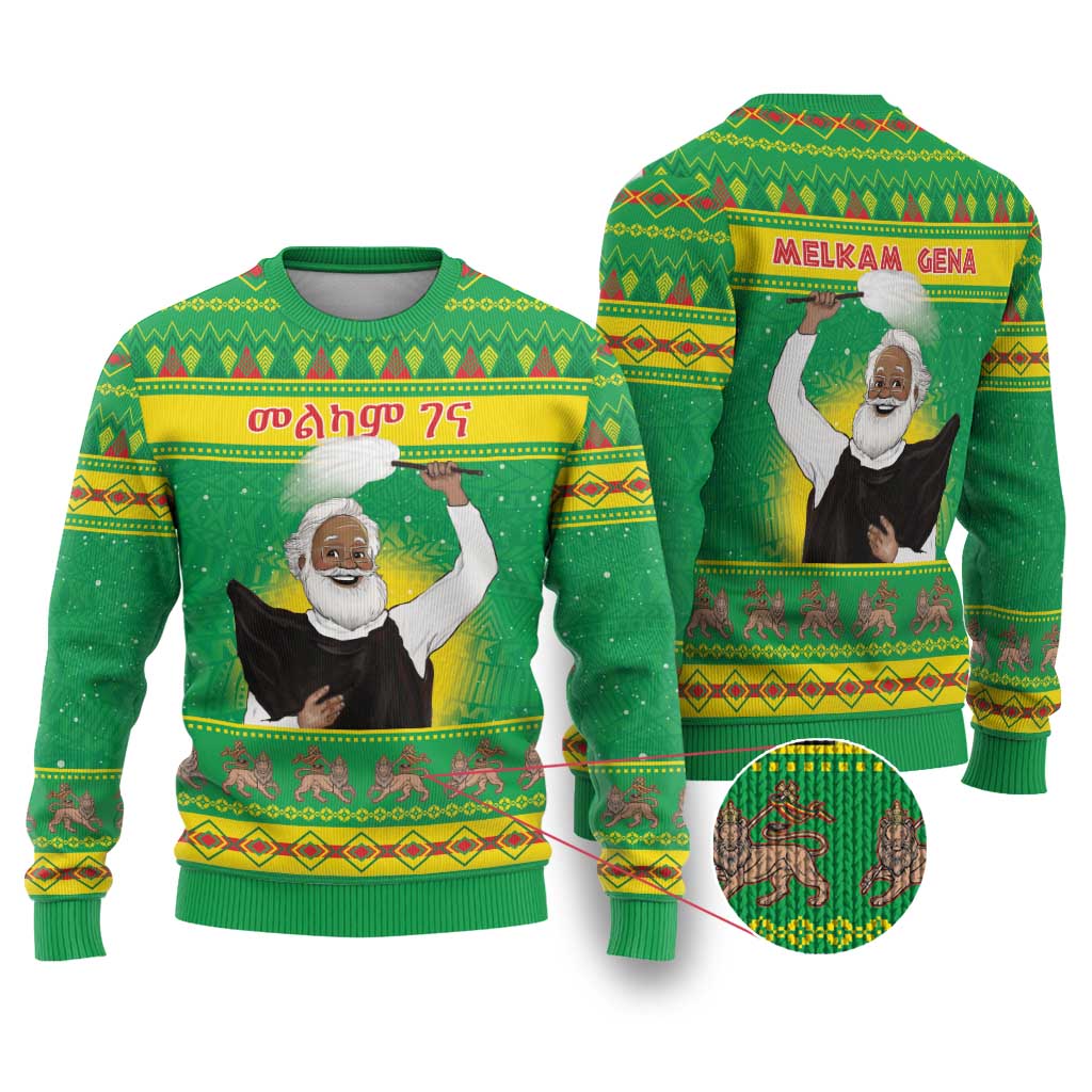 Ethiopia Christmas Ugly Christmas Sweater Melkam Gena Yegena Abat