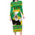 Ethiopia Christmas Long Sleeve Bodycon Dress Melkam Gena Yegena Abat