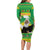 Ethiopia Christmas Long Sleeve Bodycon Dress Melkam Gena Yegena Abat