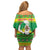 Ethiopia Christmas Off Shoulder Short Dress Melkam Gena Yegena Abat LT05 - Wonder Print Shop