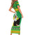 Ethiopia Christmas Short Sleeve Bodycon Dress Melkam Gena Yegena Abat