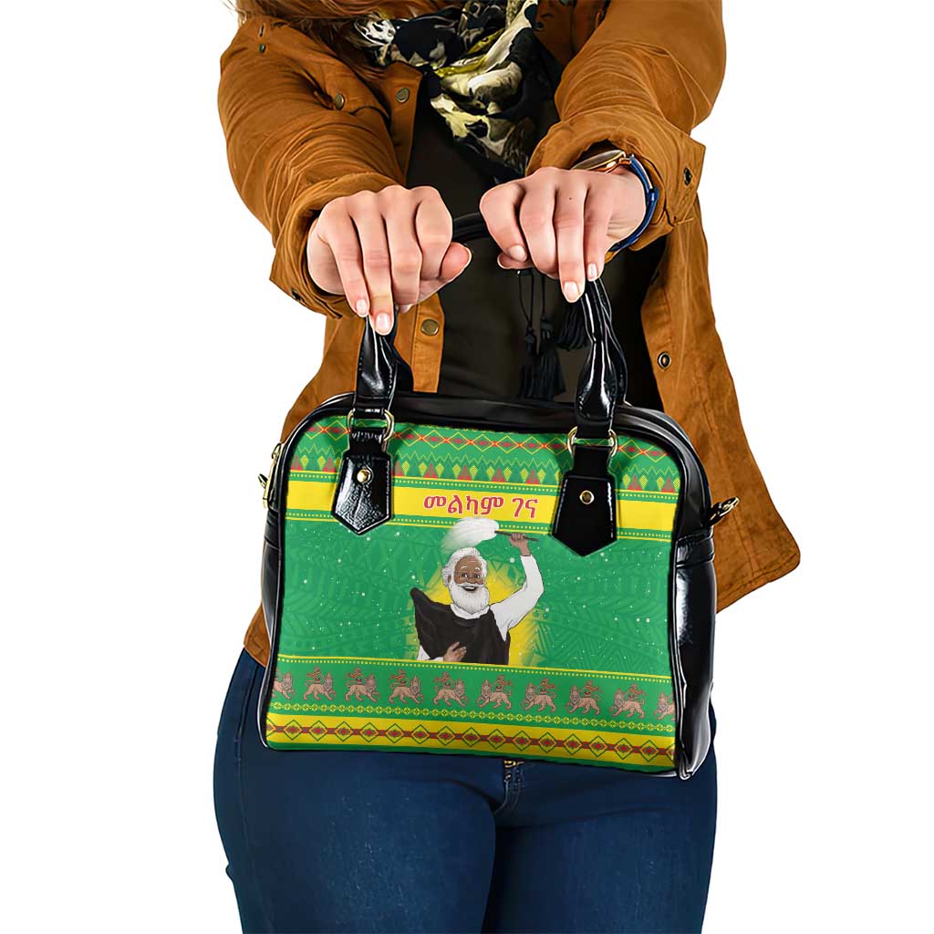 Ethiopia Christmas Shoulder Handbag Melkam Gena Yegena Abat