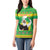 Ethiopia Christmas Women Polo Shirt Melkam Gena Yegena Abat