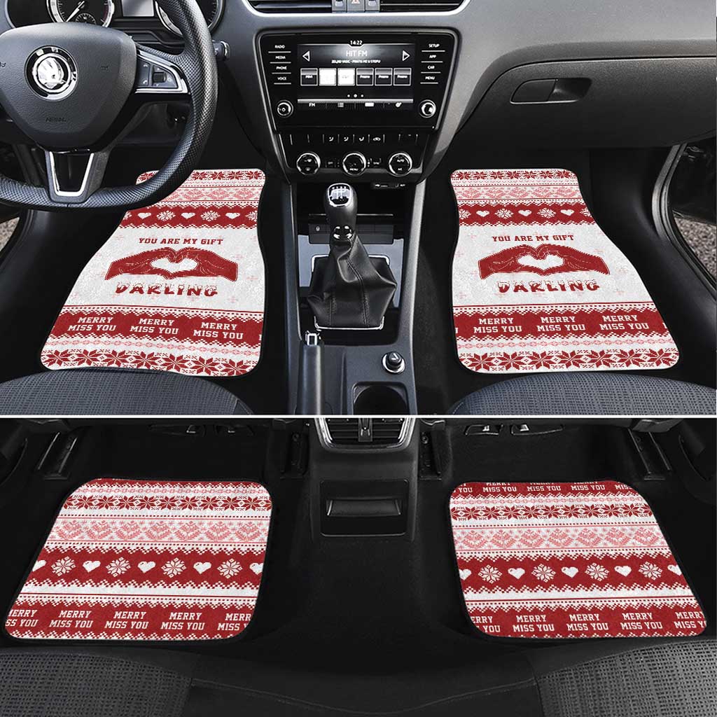 Romantic Christmas Car Mats My Only Wish For Xmas Is You LT05 - Wonder Print Shop