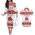 Romantic Christmas Couples Matching Off The Shoulder Long Sleeve Dress and Hawaiian Shirt My Only Wish For Xmas Is You LT05 - Wonder Print Shop