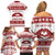 Romantic Christmas Family Matching Off Shoulder Short Dress and Hawaiian Shirt My Only Wish For Xmas Is You LT05 - Wonder Print Shop