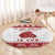 Romantic Christmas Round Carpet My Only Wish For Xmas Is You