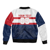 France Rugby Custom Bomber Jacket Go Les Bleus Simple Style - Wonder Print Shop