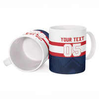 France Rugby Custom Ceramic Mug Go Les Bleus Simple Style - Wonder Print Shop