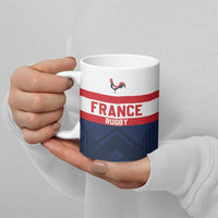 France Rugby Custom Ceramic Mug Go Les Bleus Simple Style - Wonder Print Shop