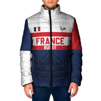 France Rugby Custom Padded Jacket Go Les Bleus Simple Style - Wonder Print Shop