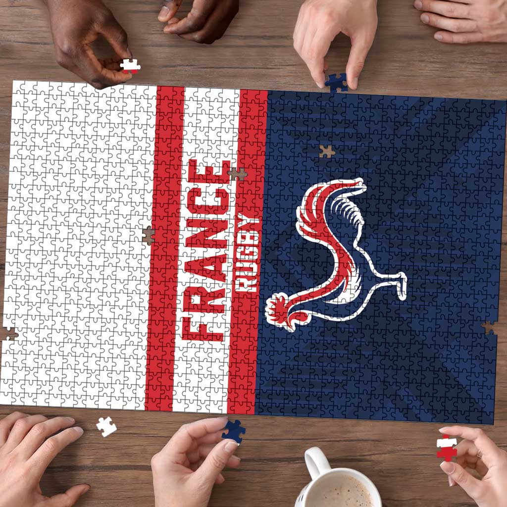 France Rugby Puzzle Go Les Bleus Simple Style - Wonder Print Shop