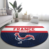 France Rugby Round Carpet Go Les Bleus Simple Style - Wonder Print Shop