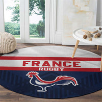 France Rugby Round Carpet Go Les Bleus Simple Style - Wonder Print Shop