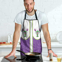 Mardi Gras Crawfish Apron Western Yoke Glitter Style