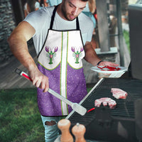 Mardi Gras Crawfish Apron Western Yoke Glitter Style
