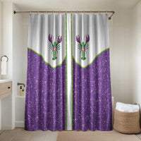 Mardi Gras Crawfish Bathroom Set Western Yoke Glitter Style