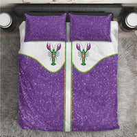 Mardi Gras Crawfish Bedding Set Western Yoke Glitter Style