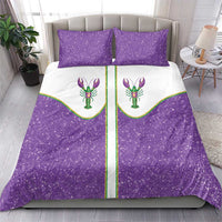 Mardi Gras Crawfish Bedding Set Western Yoke Glitter Style