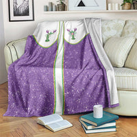 Mardi Gras Crawfish Blanket Western Yoke Glitter Style