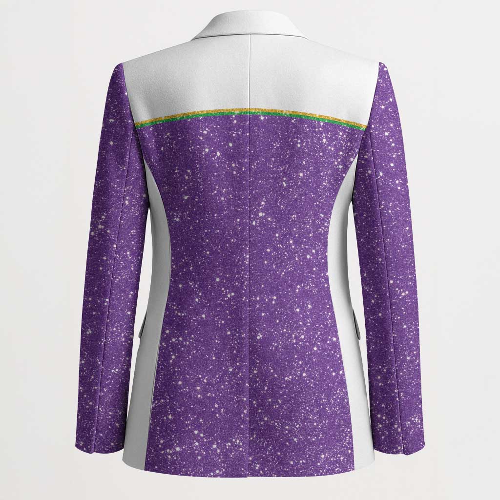 Mardi Gras Crawfish Blazer Western Yoke Glitter Style