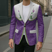 Mardi Gras Crawfish Blazer Western Yoke Glitter Style