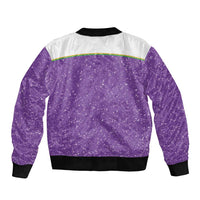 Mardi Gras Crawfish Bomber Jacket Western Yoke Glitter Style
