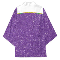 Mardi Gras Crawfish Kimono Western Yoke Glitter Style