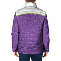 Mardi Gras Crawfish Padded Jacket Western Yoke Glitter Style