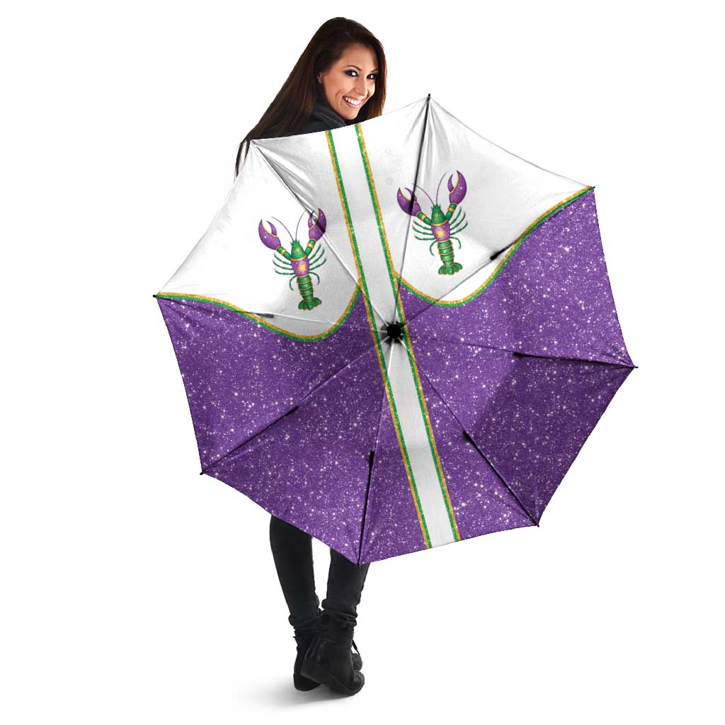 Mardi Gras Crawfish Umbrella Western Yoke Glitter Style