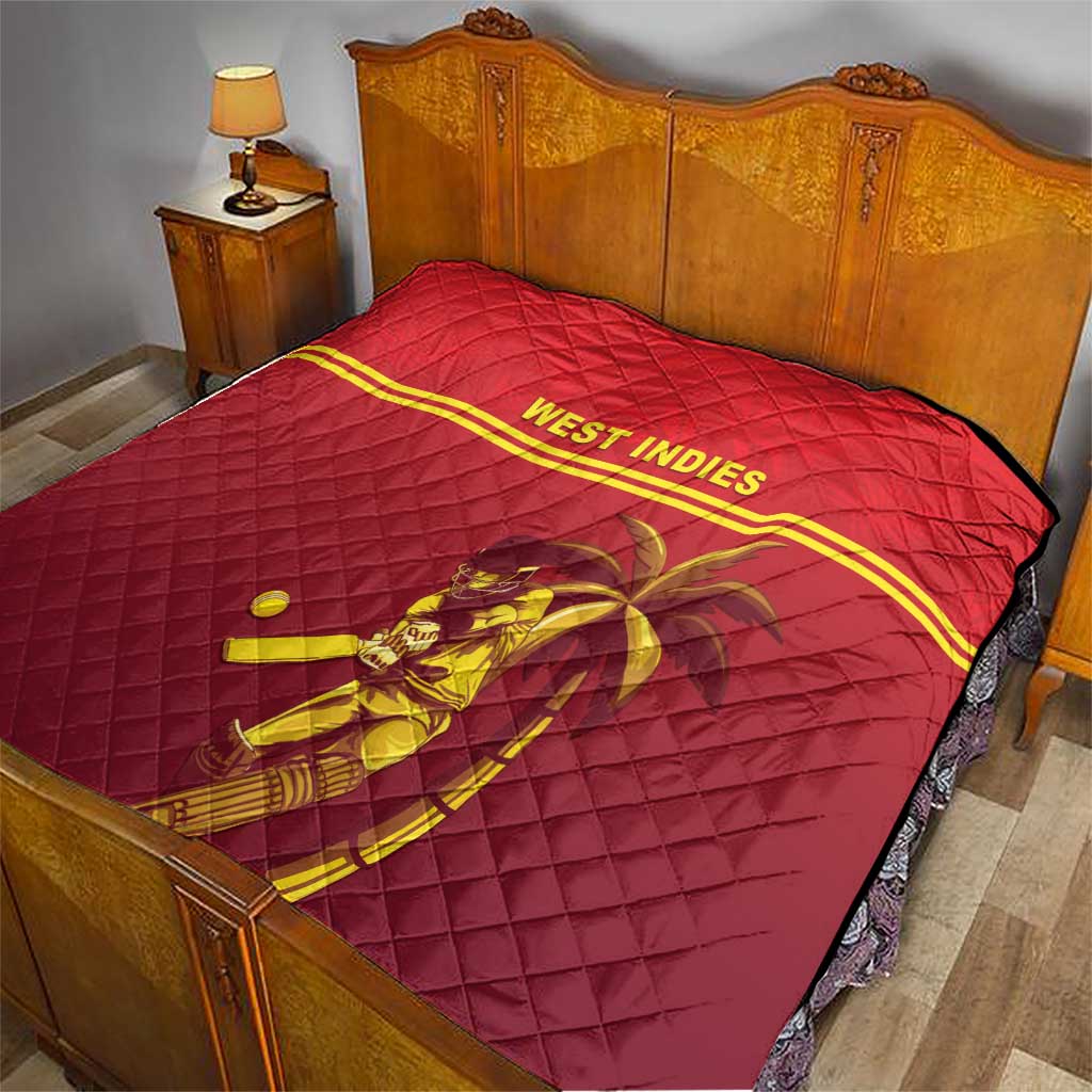 West Indies Cricket Quilt Vintage Style