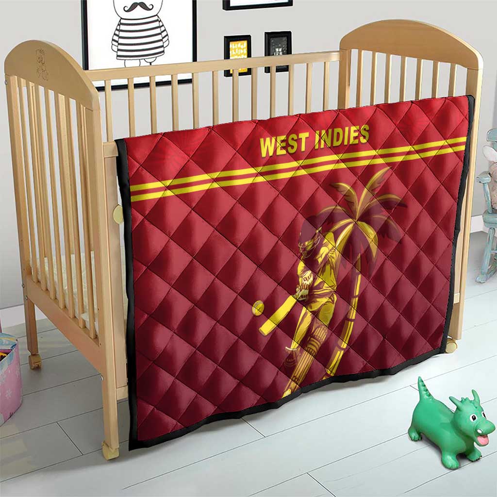 West Indies Cricket Quilt Vintage Style