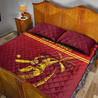West Indies Cricket Quilt Bed Set Vintage Style