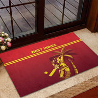 West Indies Cricket Rubber Doormat Vintage Style