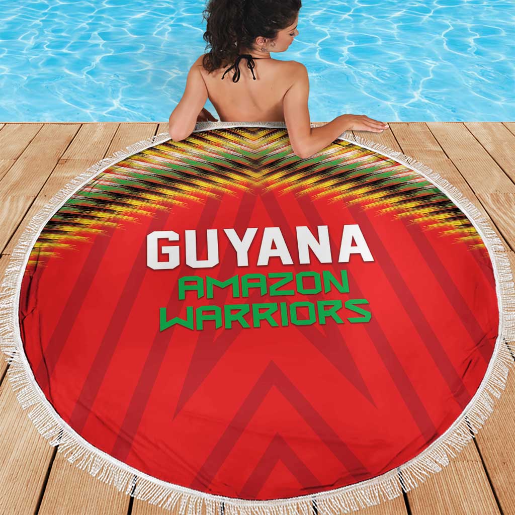 Guyana Cricket Beach Blanket Go Amazon Warriors