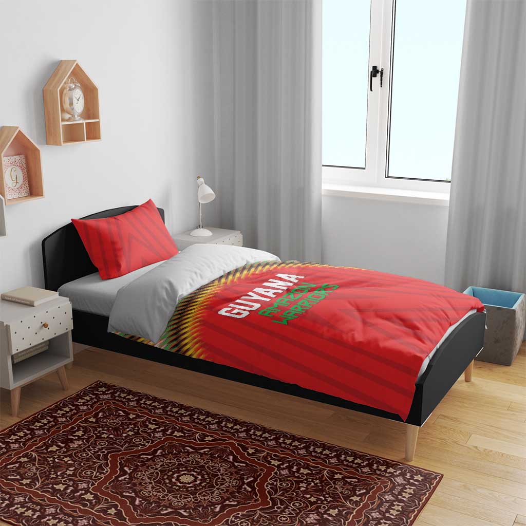 Guyana Cricket Bedding Set Go Amazon Warriors