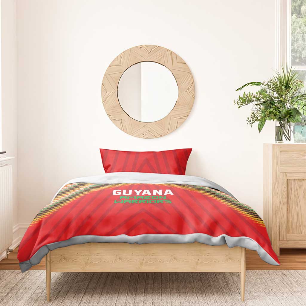 Guyana Cricket Bedding Set Go Amazon Warriors