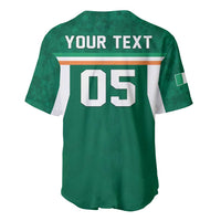 Custom Ireland Rugby Baseball Jersey Old Retro Style