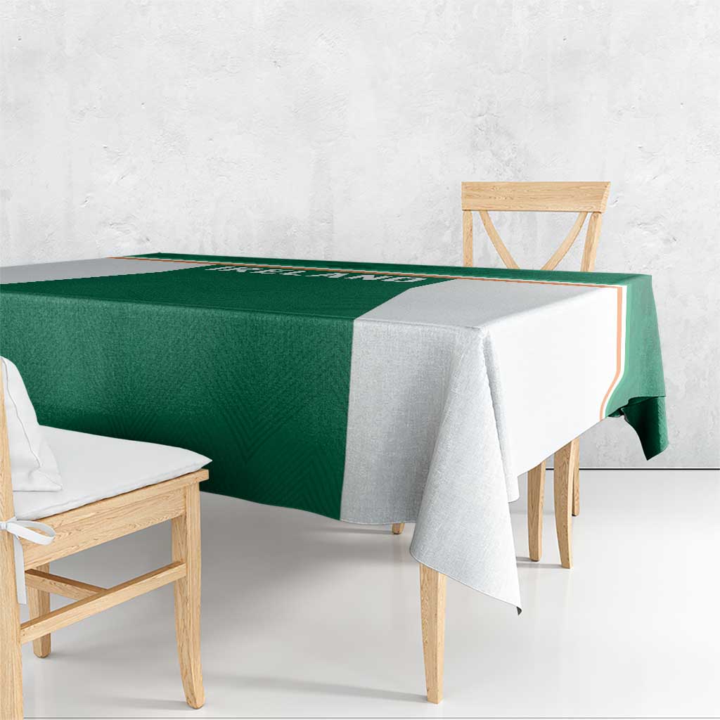 Ireland Rugby Tablecloth Old Retro Style